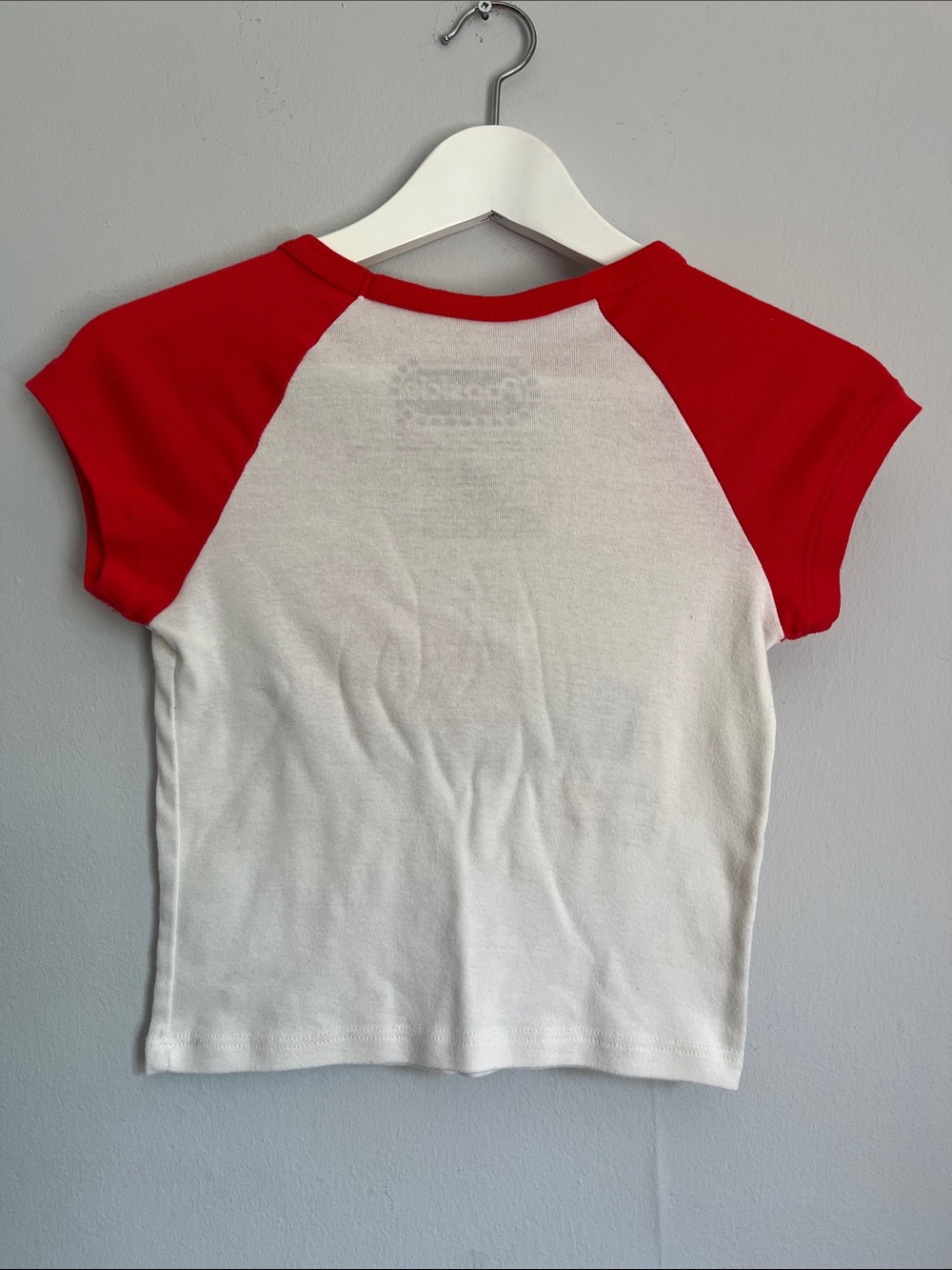 Firecracker Graphic Raglan Tee - Red & White - Picture 3 of 3